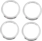 Wheel Hub Rings 4pcs Set 66.45 to 57.1 Size Hub Centric Rings Aluminum Alloy for Car Easy Fit Decorative Rim Adapters