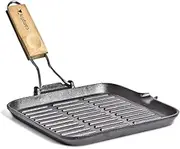 Campfire Square Frypan with Folding Handle, 24 cm Size