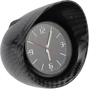1pc Car Clock Car Decor Car Dashcam Digital Clocks Luminous Clock Automatic Motorcycle Clock Vehicle Clock Car Mounted Clock Quartz Clock Car Dashboard Clock Black Glass Mirror ULTECHNOVO
