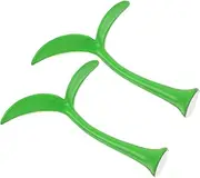 HONMEET 2Pcs Plant Sprout Car Roof Decorations Adorable Bean Sprout Ornaments for Easy Installation Vehicle Roofs Enhancing Style and Safety for All Vehicles