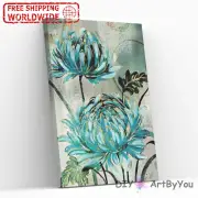 Paint By Numbers Kit Flower Nature Brush DIY Beginner Framed Kids Oil Art Decor