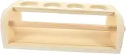 WOONEKY Painting Paper Roll Stand Wooden Easel Paper Roll Dispenser Drawing Accessories 35x17x11 Inches Simple Practical Design