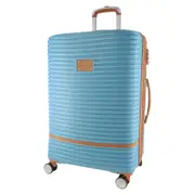 Pierre Cardin 70cm MEDIUM Hard Shell Luggage Travel Suitcase - Blue