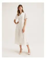 [REVIEW] Solar Broderie Dress in Ivory