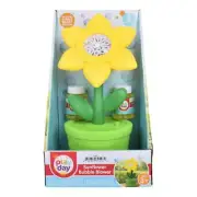 Play Day Bubble Sunflower Bubble Blowing Toy (3 ‘AA’ Batteries) Children Ages 3+