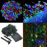 400 LED Solar Powered Fairy String Light Garden Party Decor Xmas 6701 COLORFUL