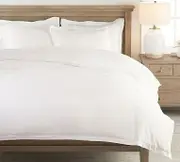 Super King Crisp White Quilt Cover