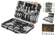 Tool Kit Set Box for Home: Household with Drill Wrench Socket Basic Hand Tools