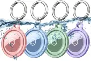 4 Pack Case Compatible with Apple AirTag, Soft Silicone Shockproof and Dustproof