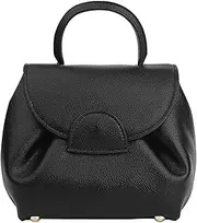 [Veridina] women's top-handle handbags,top handle bag,designer bags for women,luxury handbags,mini faux leather shoulder bag