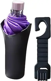 [Generic] Car Storage Box - Compact Umbrella Seat Cylinder | Space-Saving Hunging Organizer Keeps essentialL Within Reach | Cylinder Car Trash Can Maintains Clean and Tidy Vehicle interR