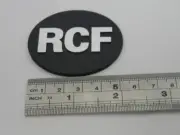 Replacement RCF Speaker Badge Emblem 55mm Round Logo Aftermarket