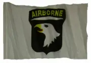 12x18 12"x18" U.S. Army Airborne White Sleeve Flag Boat Car Garden