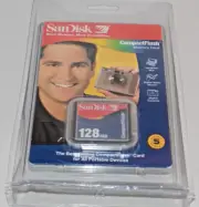 SanDisk 128 MB CompactFlash Memory Card (SDCFB-128-455)