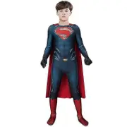 Superman Superhero Clark Kent Kal El Cosplay Costume Bodysuit Jumpsuit Halloween Party Costumes For Kids Aldult P Style 1 150