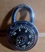 Vintage NEW OLD STOCK Extremely Rare MAUI & SONS Combination Padlock 1980s