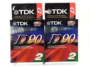 4 Sealed TDK D90 Blank Cassette Tapes Dynamic Performance