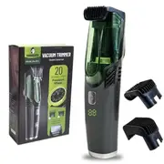 Cordless Beard Trimmer & Electric Shaver 20 Trim Settings Green