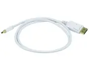 Monoprice 3ft 32AWG Mini DisplayPort to DisplayPort Cable, White
