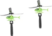 Vaguelly 2pcs String Kids Helicopter Toy Pull String Copter Educational Kids Toy Safe Abs Material Random Color