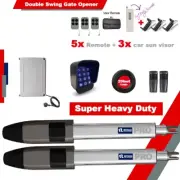 RITROX PRO 1200kg Super Heavy Duty Electric Double Swing Gate Opener Keypad