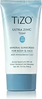 Tizo SPF 40 Body and Face Lightly Tinted Sunscreen, 100 ml