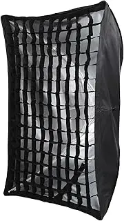 60x90 Cm Square Umbrella Softbox Reflector, Photo Studio Rectangle Speedlite Softbox with Grid for Portraits,Product Photography Video