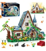 Magic Stone House Architecture Building Blocks Set, Construction Set with Hid...