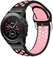 [MGTCAR] 26mm Sport Silicone Watchband Strap for Garmin Fenix 6X 6 Pro 5X 5 Plus 3HR 935 945 22mm Band Easy Fit Quick release Wrist Bands