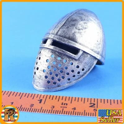 ST John's Knight - Metal Helmet #1 - 1/6 Scale - Fire Phoenix Action Figures