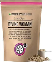 Certified Organic Divine Woman Premium Female Whole Food Super Food Blend 250g | 10 of the most incredible Whole Foods | Ceremonial Cacao, Wheatgrass, Camu Camu, Maqui Berry + Greens