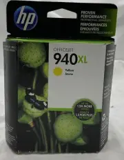 C4909AN OEM HP #940XL High Yield Yellow InkJet. Expired