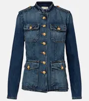 [Nili Lotan] Nili Lotan Geraldine denim jacket AU 12 blue