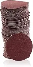 SPEEDWOX 100pc 2 inch Sanding Discs Hook and Loop Sandpaper 120 Grit Sander Disc Sanding for Sanders Drill Grinder Rotary Tools Attachment Woodworking Wood Auto, No Hole