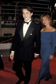 Matthew Broderick & Jennifer Grey at 59th Academy Awards at - 1987 Old Photo