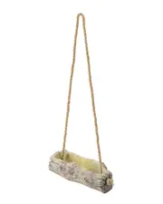 A&B Home Nature inspired Hanging Log Outdoor Planter