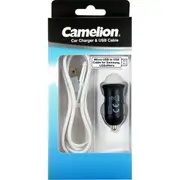 Camelion USB Mini-Car Charger 2.1A + Micro-USB Lead