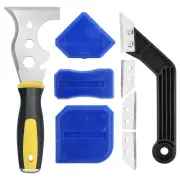 Painters Tool, Stainless Steel Putty Knife Scraper Silicone Caulking Tool Gro...
