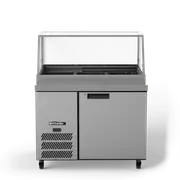 Williams Banksia - One Door Stainless Steel Prep Counter Refrigerator With Flat Blown Air Well