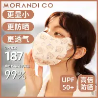 在飛比找蝦皮購物優惠-日本Morandi Co兒童立體口罩防曬4D熊型卡通薄款透氣