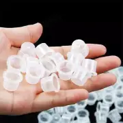100-500Pcs Tattoo Supplies Plastic Ink Cups Pigment Caps Vari Small Medium Large