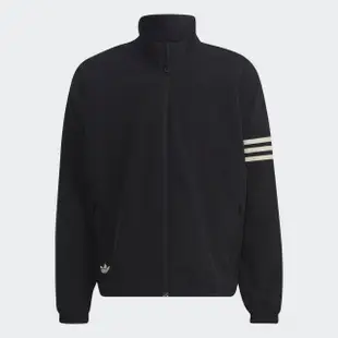 【adidas 愛迪達】外套 連帽外套 黑 NEW C TRACKTOP(HM1868)