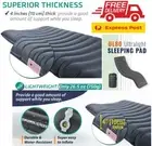 NEW Camping Sleeping Mat Ultralight Inflatable Pad Air Mattress Hiking Bed Gifts