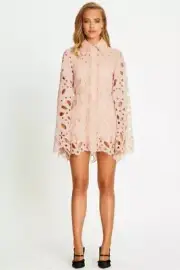 Alice McCall Dress Baudelaire Size Au 4 US 0 Mini Powder Pink BNWT RRP $475