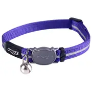 Rogz Alleycat Adjustable Safeloc Cat Collar Purple - 2 Sizes