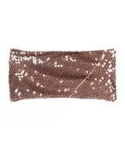 sequin-design bandeau top 40 Red