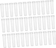 Sosoport 100 Pcs Small Container Flower Water Tubes Hard Shell Easy Clean Flower Holder for Longevity Carnations