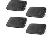 Hosmart 6 Channel UltraSpeak Wireless Intercoms for Home Two-Way Real-time Full Duplex System for Home or Business with 300M Range (4 Stations)