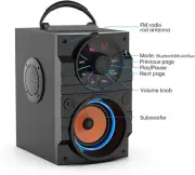 Portable Bluetooth Outdoor PA Speaker System - 240W Rechargeable, MP3, USB, MIC