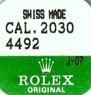 ROLEX FACTORY NEW SEALED INSETTING UPPER and LOWER 2030 4492